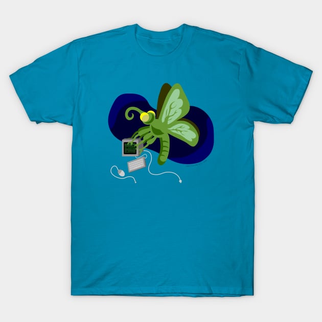 Computer Bug T-Shirt by dinoneill